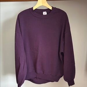 Jerzees Deep Purple Sweatshirt, Vintage